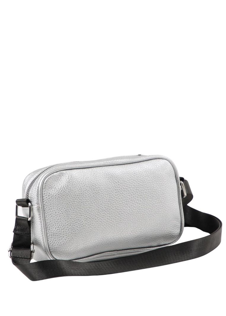 Cartera Cruzada Coimbra Silver Plateada i-D-1