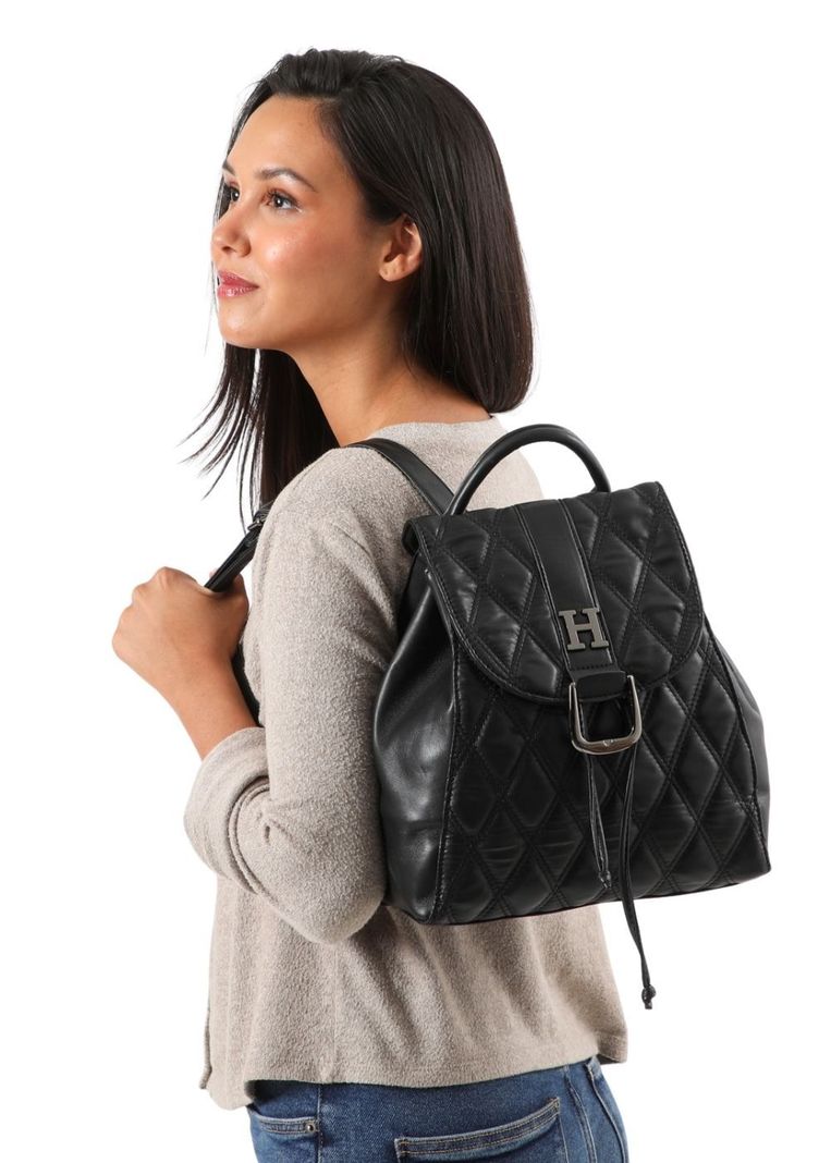 Mochila Coral Negro Humana-4