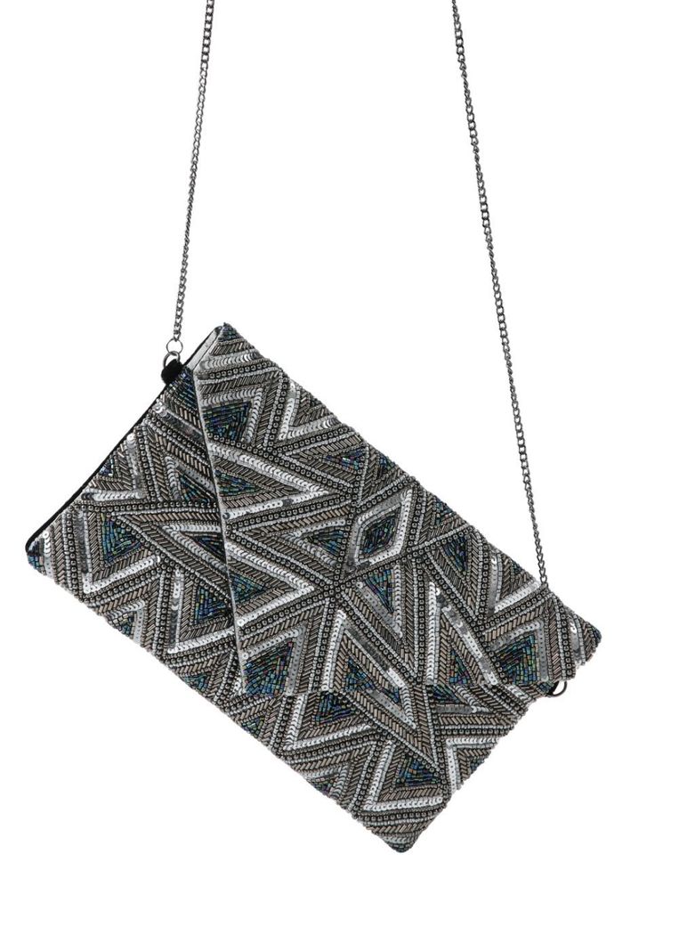 Clutch Queen Plateado Humana-1