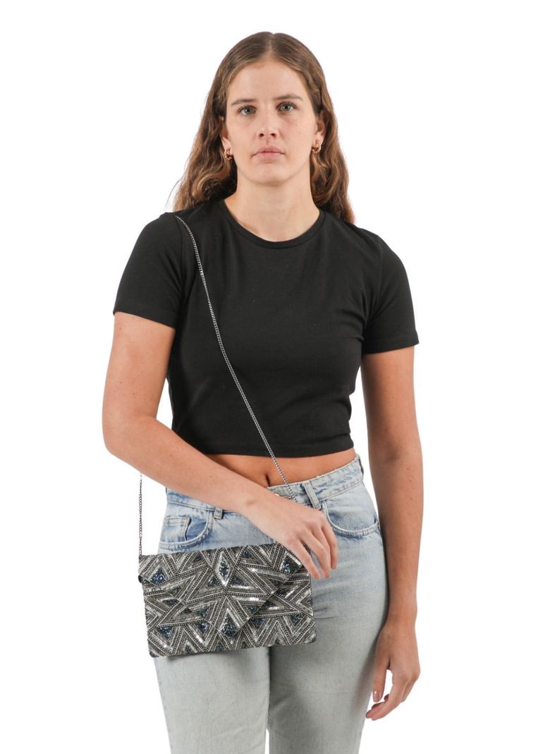 Clutch Queen Plateado Humana-4