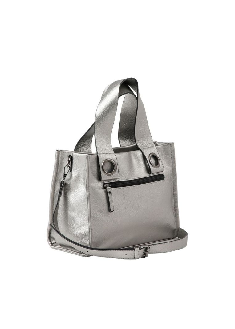 Cartera Cruzada Aylin Plateado Humana-2