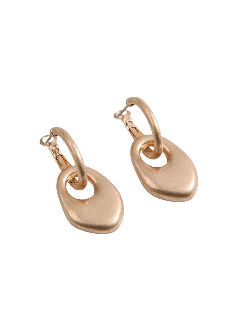 Aros Argolla Round Dorado Humana