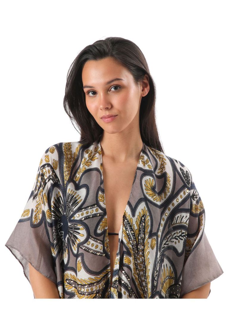 Kimono Paisley Gris i-D-2