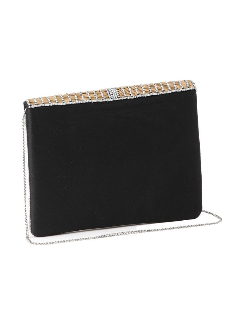 Cartera Clutch Coco Dorado Humana-2