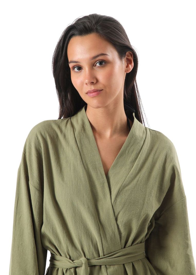 Kimono Okinawa Verde Humana-3
