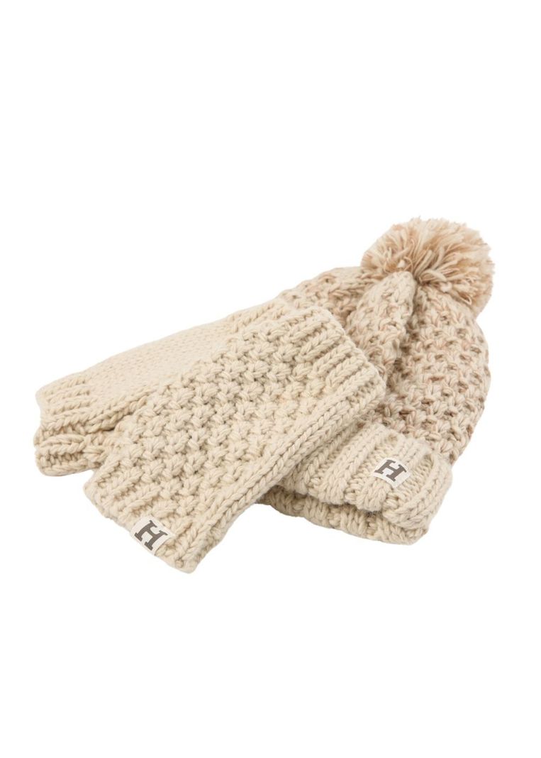 Set Gorro + Guante Jordyn Blanco Humana-1