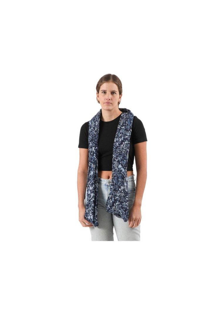 Pañuelo Estampado Rododendro Azul i-D-1