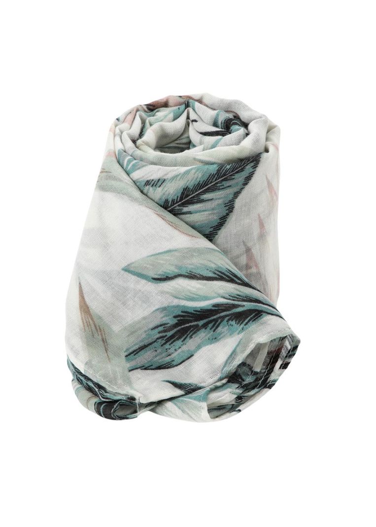 Pañuelo Estampado Gladiolo Verde i-D-0