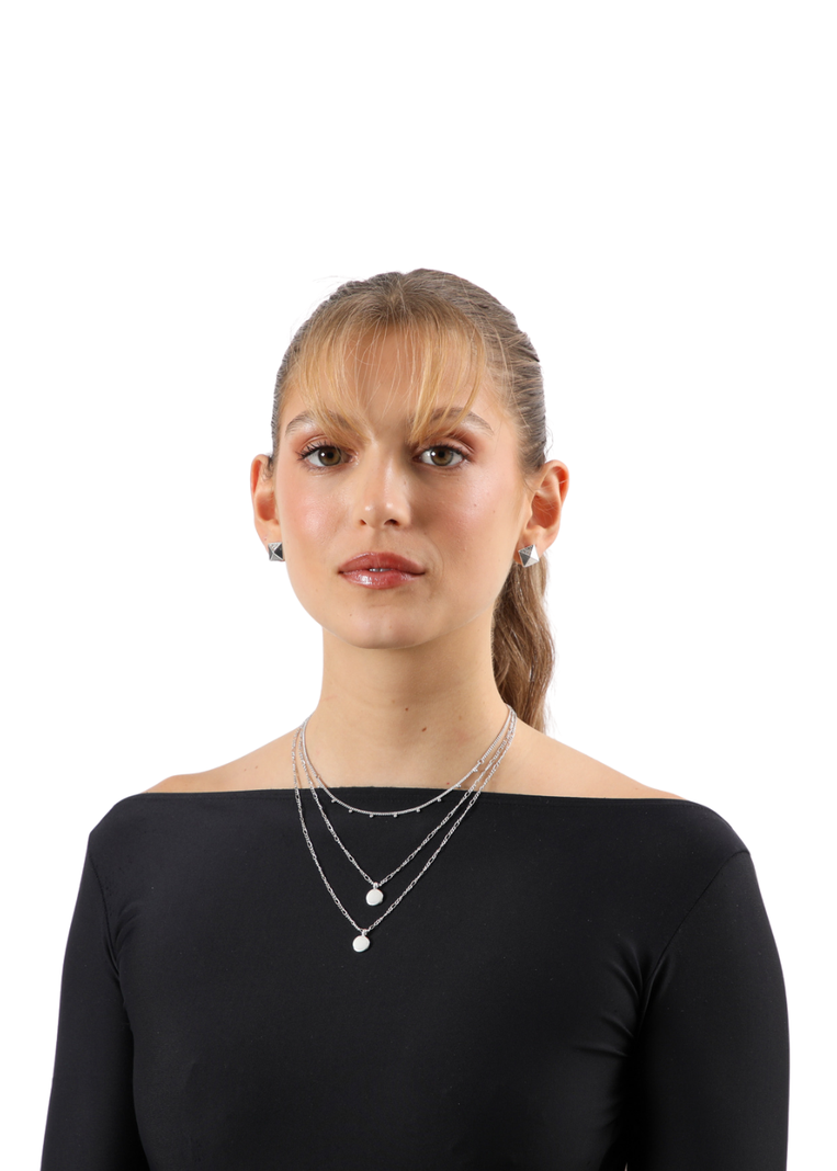 Set Collar Leni Plateado Humana-1