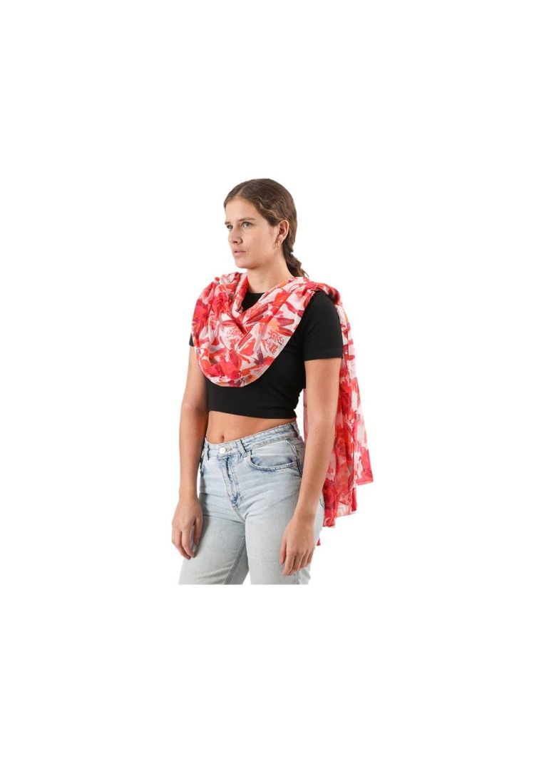 Pañuelo Estampado Tulipán Rosado i-D-1