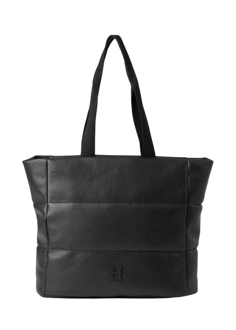 Cartera Hombro Salerno Ecocuero Negro Humana-0
