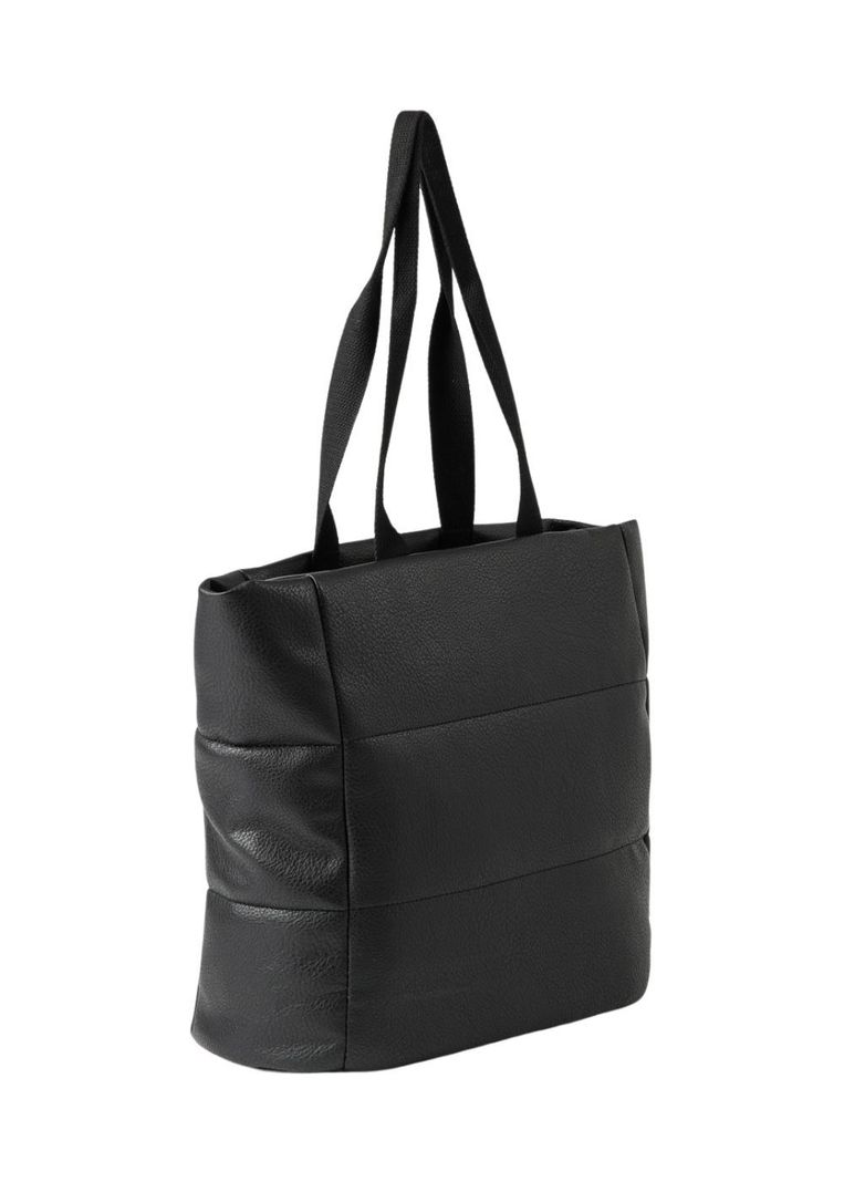 Cartera Hombro Salerno Ecocuero Negro Humana-1