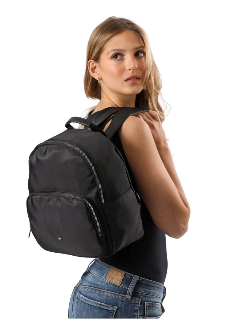 Mochila Leeds Black Negra i-D-3