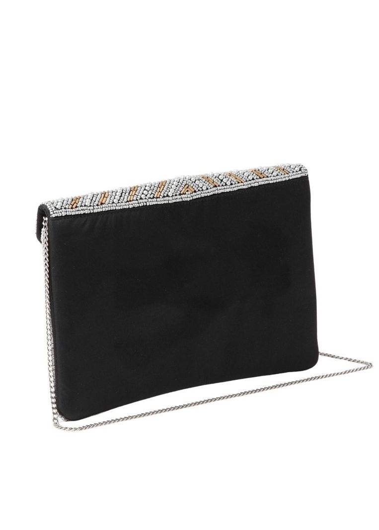 Cartera Clutch Carol Plateado Humana-2