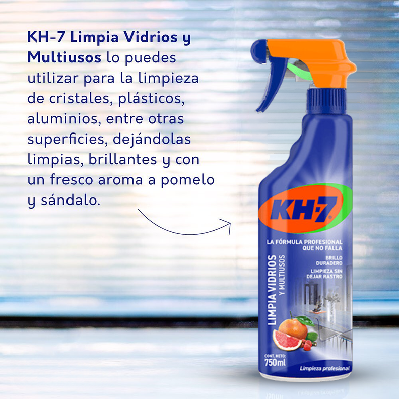 Kh7 Limpia Vidrios Y Multiusos 750 Ml -1
