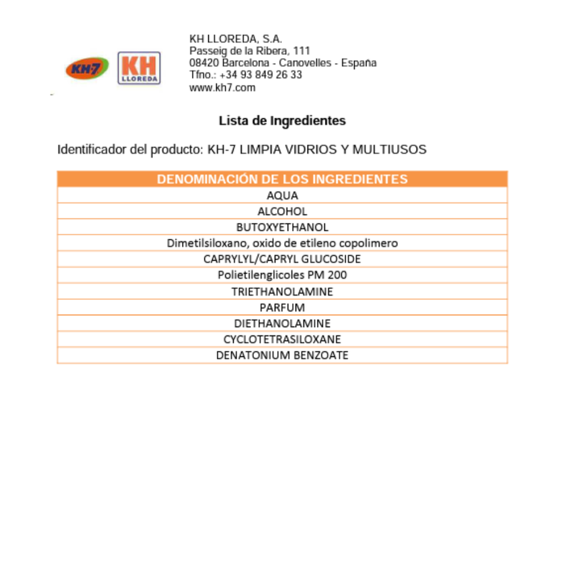 Kh7 Limpia Vidrios Y Multiusos 750 Ml -4