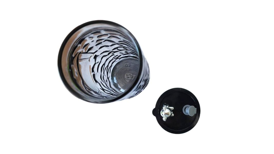 Vaso Vidrio Tapa Oso Con Bombilla 400ML-3