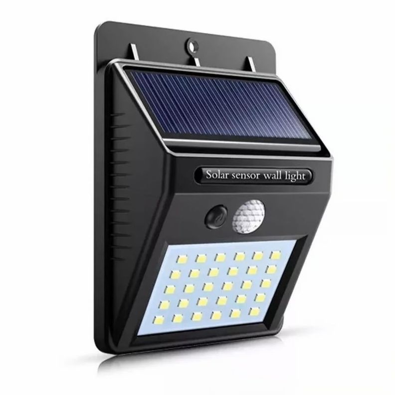 Foco Solar Led Sensor De Movimiento-0