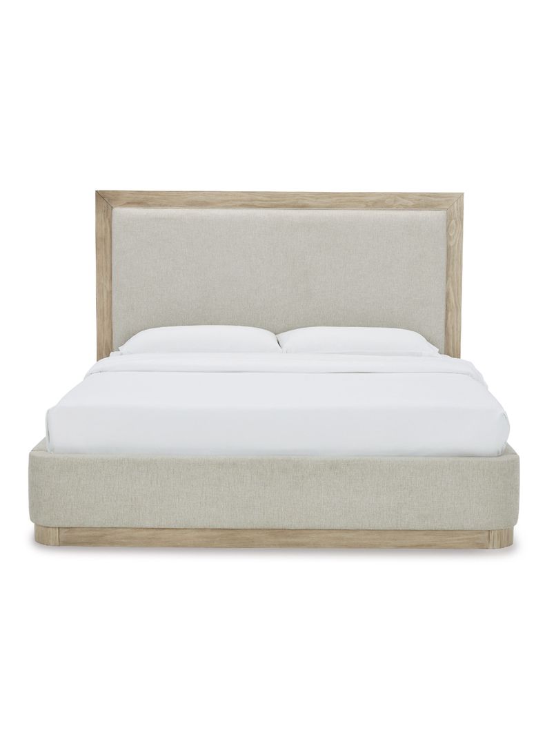 Cama king Hennington bisque-3