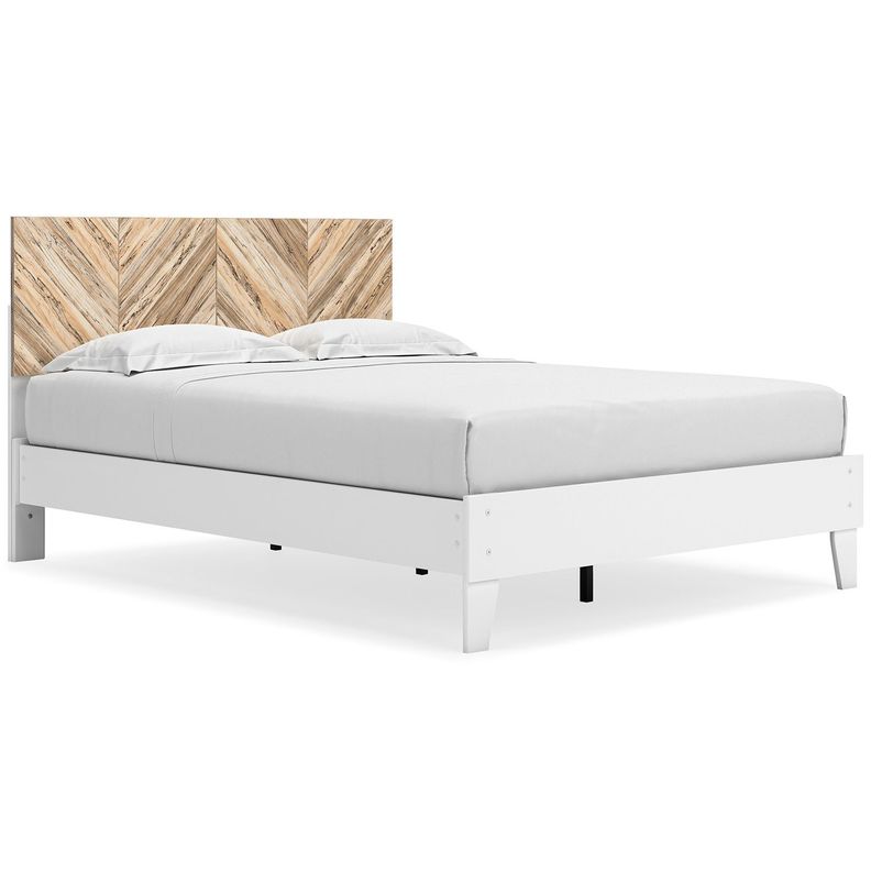Cama 2 plazas Piperton two-tone
