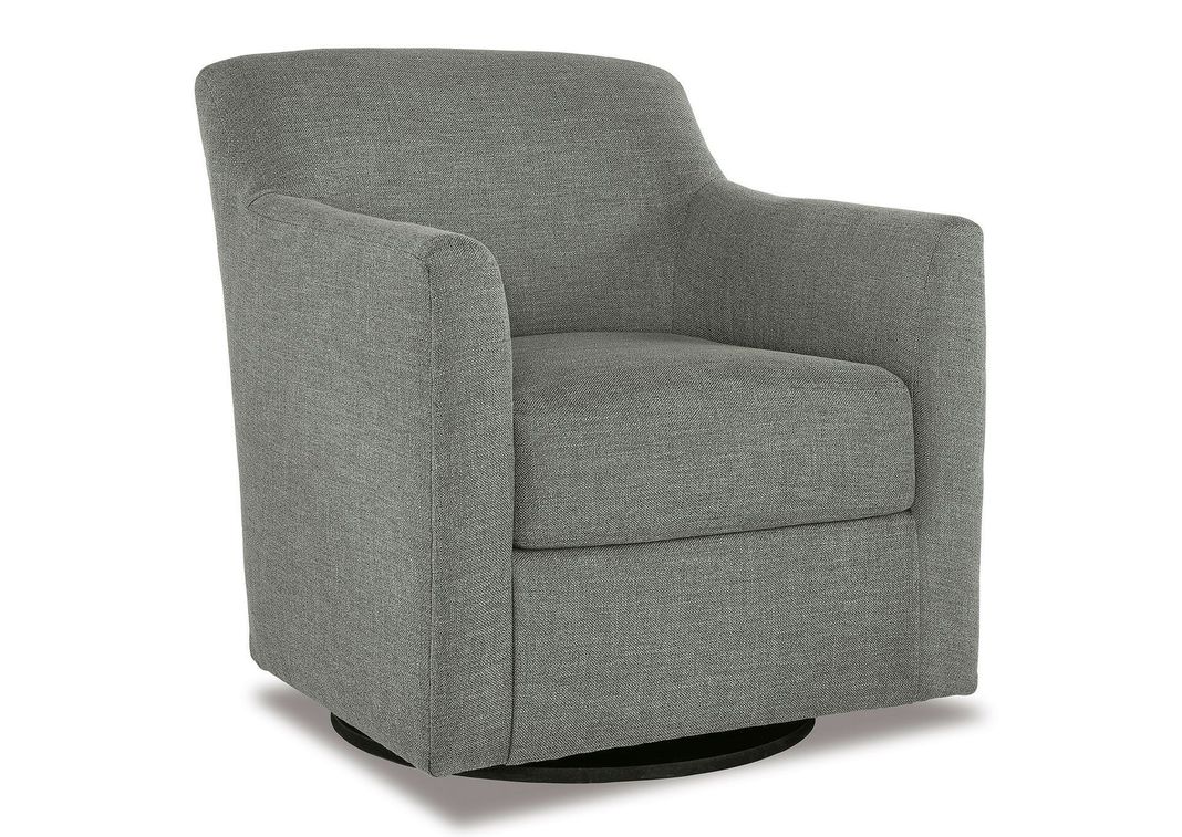 Poltrona giratoria  Bradney  gris