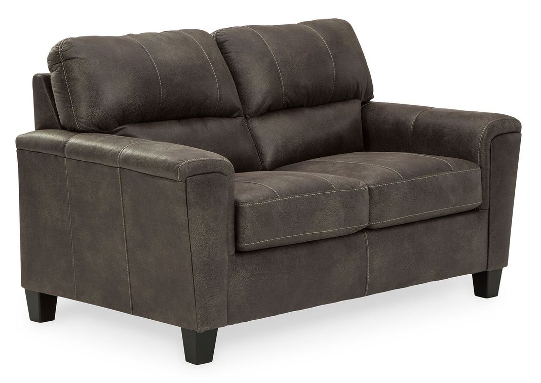 Sofa 2 cuerpos Navi smoke  Gris