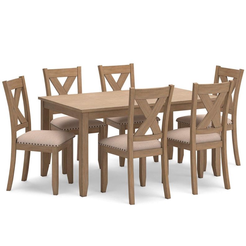 Juego comedor Sanbriar (set 7 piezas)-0