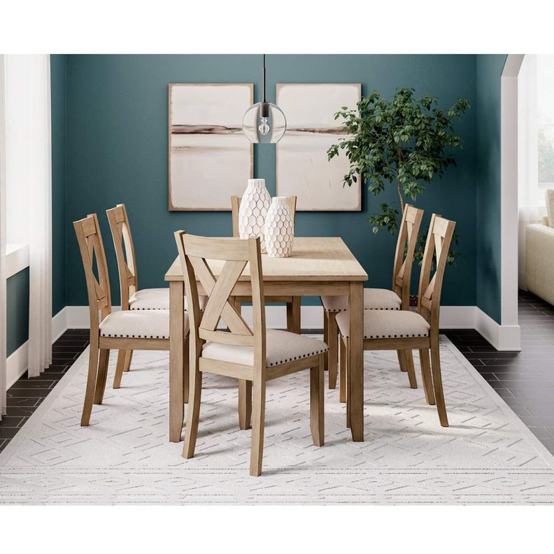 Juego comedor Sanbriar (set 7 piezas)-1