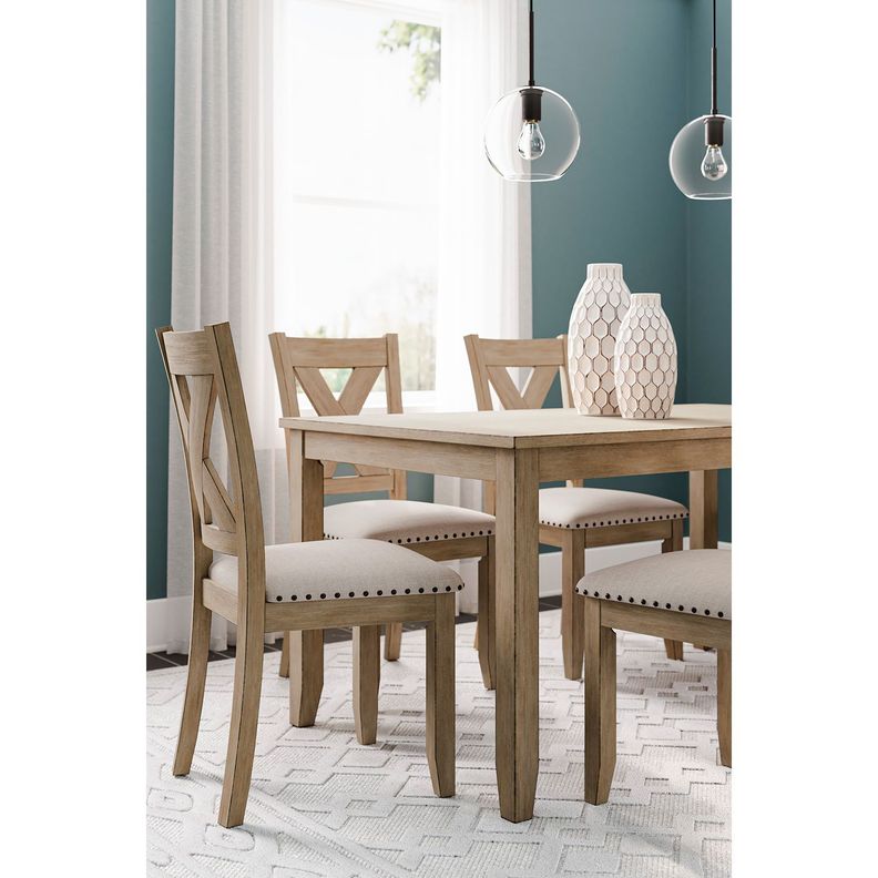 Juego comedor Sanbriar (set 7 piezas)-2