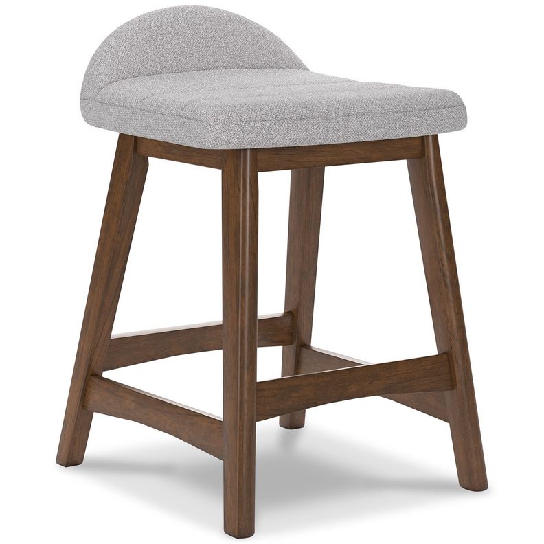 Par de taburetes bar Lyncott light gray
