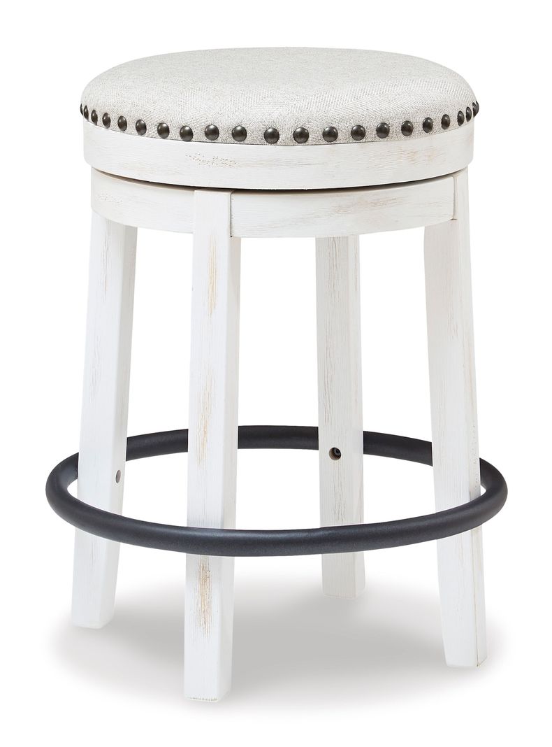 Taburete bar giratorio Valebeck white-0