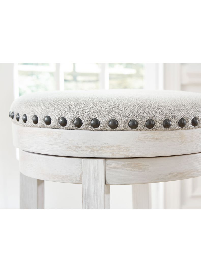 Taburete bar giratorio Valebeck white-2