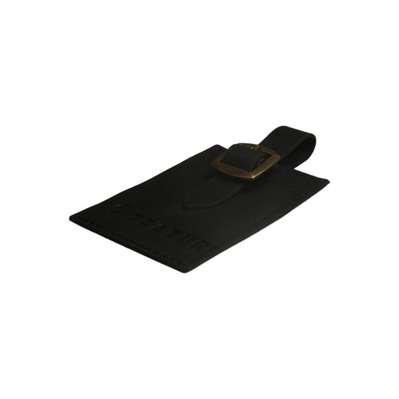 Identificador de Maleta Cuero Negro-0