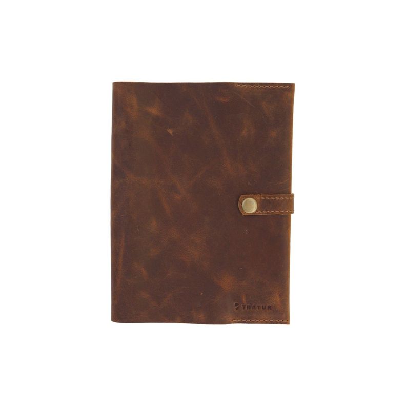 Cuaderno de cuero de 100 hojas mediano-2