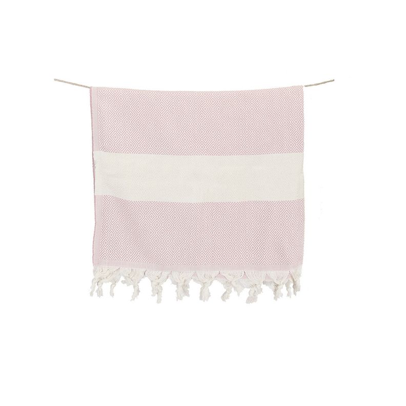 Toalla Turca Mármara Rosa claro 1 x 1,75 m-0