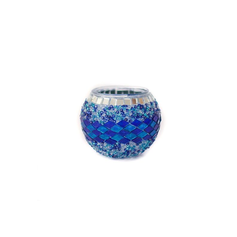 Portavela Simple Rumi Azul