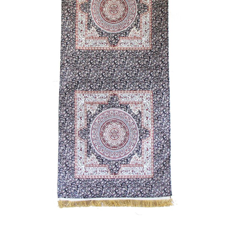 Camino de mesa 2 m Iznik Negro y Beige Surtido L