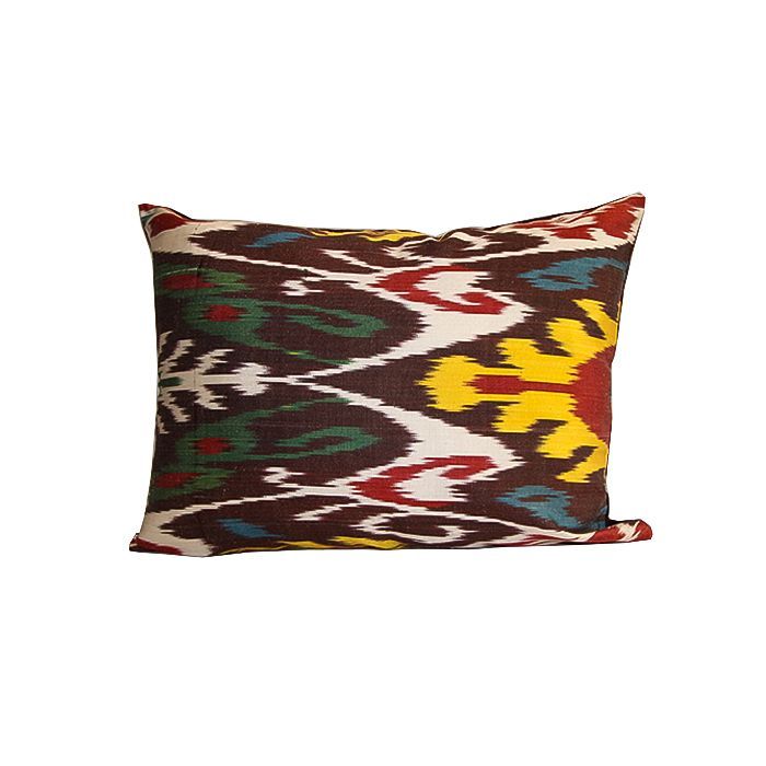Cojin Ikat de seda 50x40 cms Dorob OUTLET Surtido M