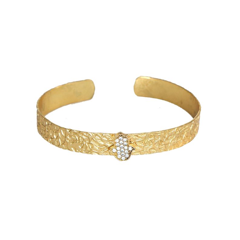 Pulsera ajustable Mano de Fátima-0