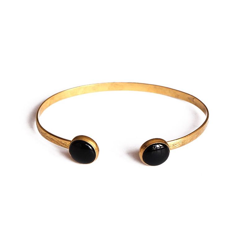 Pulsera Ivu ajustable ónix