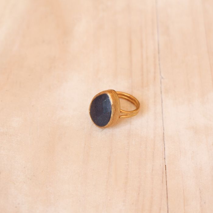 Anillo ajustable turco negro