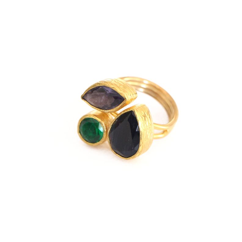 Anillo ajustable trilogía otomana 10-0