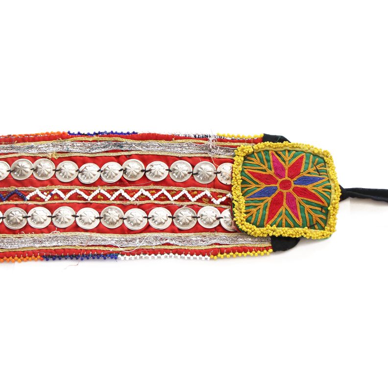 Cinturón Boho rojo-1
