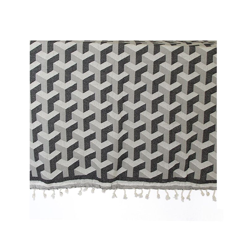 Toalla Turca Fethiye Gris 1 m x 2,05 m-1