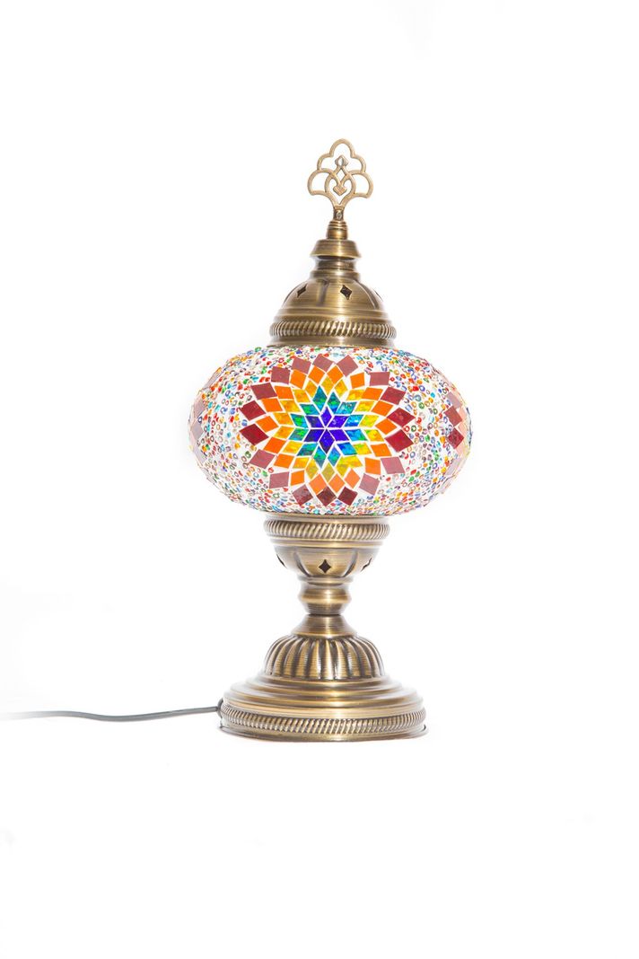 Lampara turca de mesa M estrella multicolor Surtido