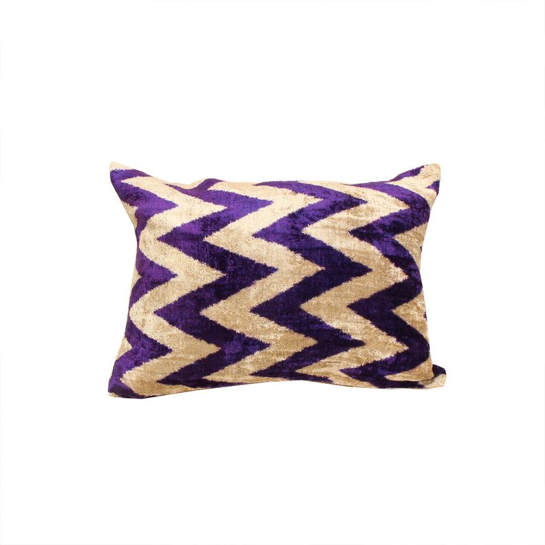 Cojin de terciopelo de seda 50x40 cms Osman morado Surtido 40x60