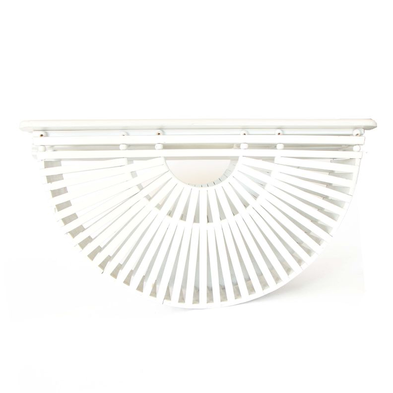 Cartera Gili de Bambú L blanca-0