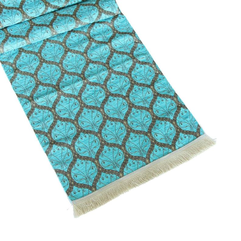Camino de mesa 1 m Filigrana Turquesa 100 CM