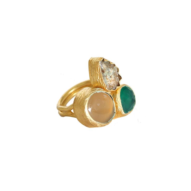 Anillo ajustable trilogía otomana 48-0