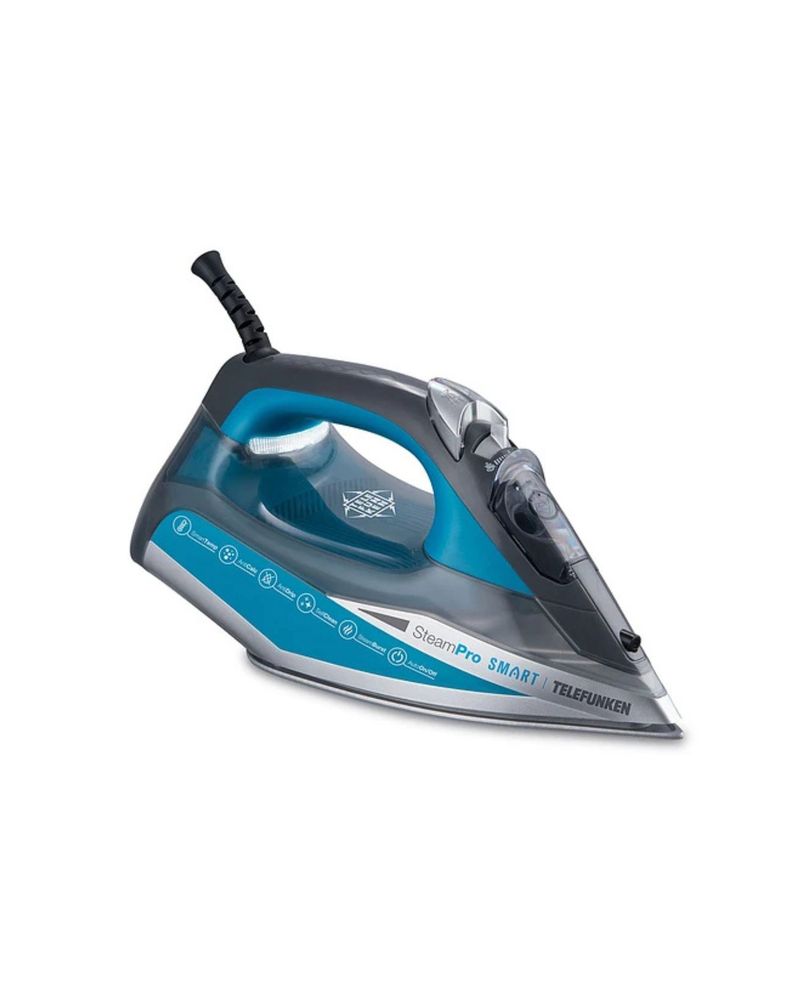 Plancha a vapor  SteamPro Smart Celeste Telefunken 2200w